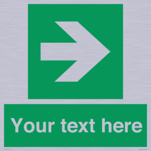 Custom Arrow Right Sign